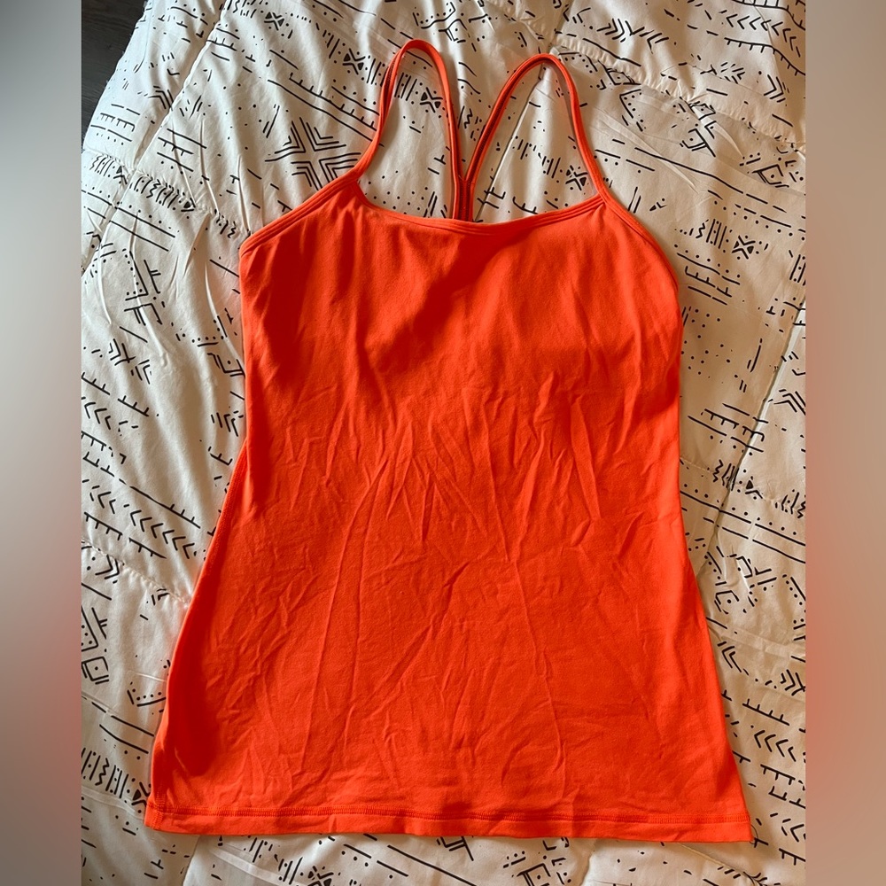Lululemon Power Y tank, size 8.